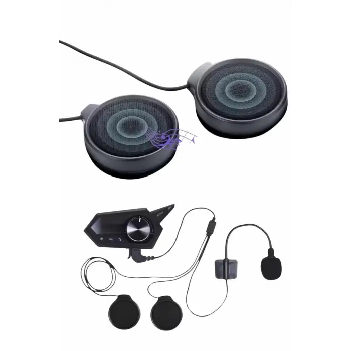 Motosiklet Kask Bluetooth Kablosuz Kulaklık 5.0 Bluetooh Yüksek Ses Kaliteli