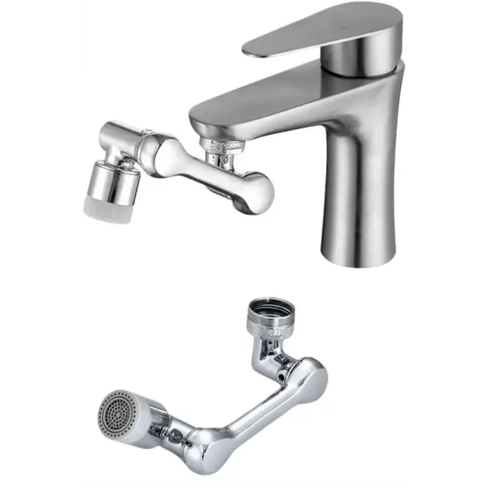 Mutfak Musluk Başlığı 1080 Derece Dönebilir Oynar Başlıklı Musluk Aparatı