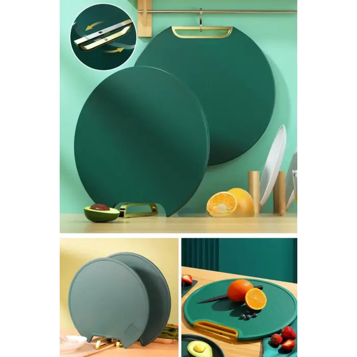 Mutfak Sebze,meyve,et,balık,ekmek Doğrama Kesme Tahtası Standlı Kesim Panosu