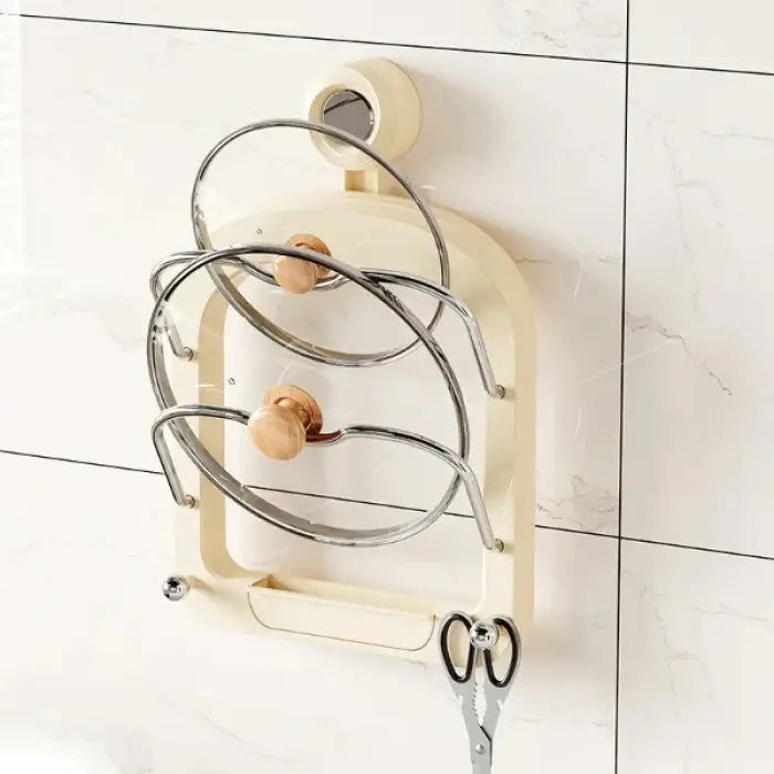 Mutfak Tava Tencere Kapak Tutucu Organizer Raf