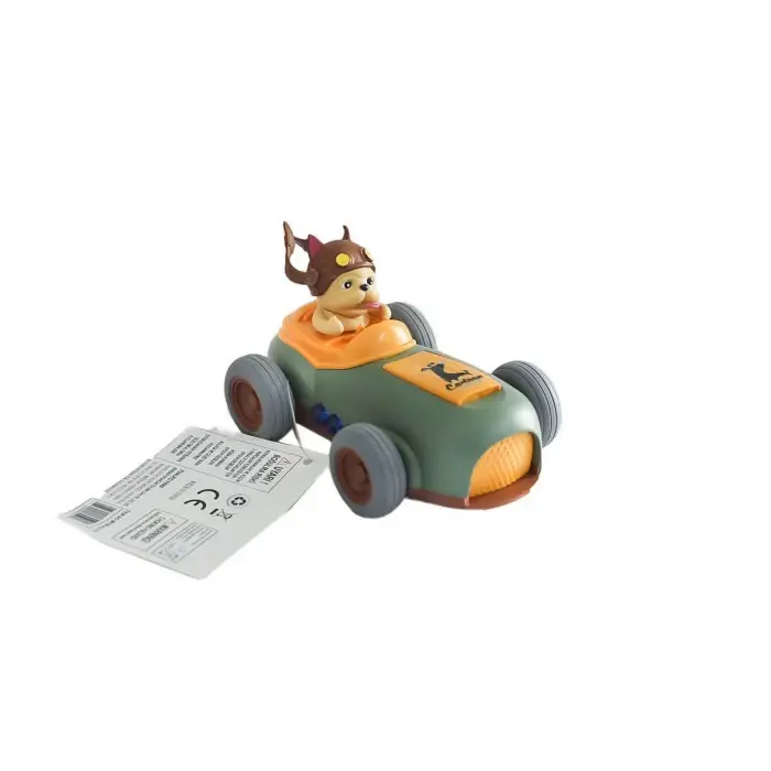 MY66-K2213 Sesli Işıklı Çek Bırak Arabalı Çılgın Kedi