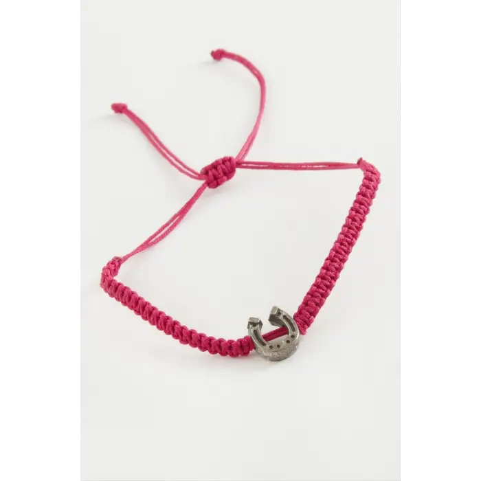 Nal Makrome Örgülü Bileklik