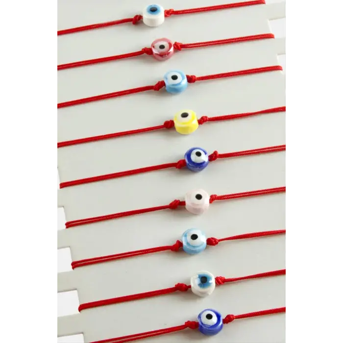 Nazar Cam İp Bileklik