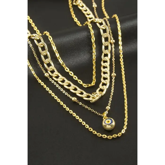 Nazar Dörtlü Kolye