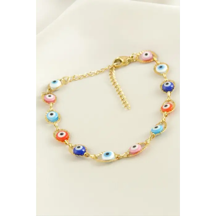 Nazar Lüks Çelik Bileklik