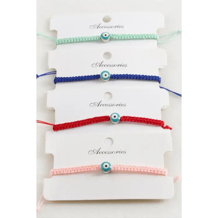 Nazar Makrome Örgülü Bileklik