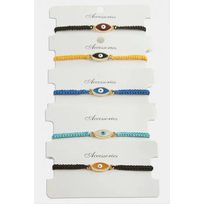 Nazar Makrome Örgülü Bileklik