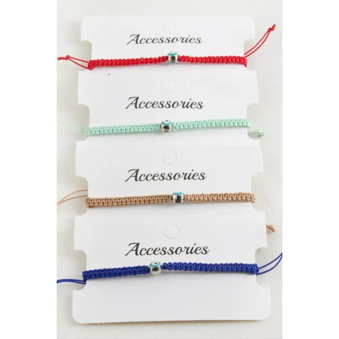 Nazar Makrome Örgülü Bileklik