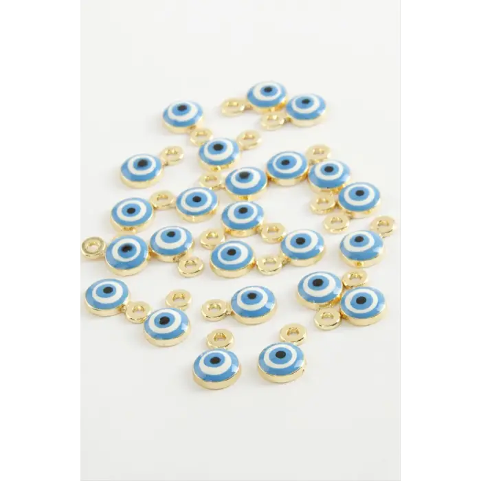 Nazar Tek Kulp Mineli Bileklik ve Kolye Ucu Aparatı 1 Adet