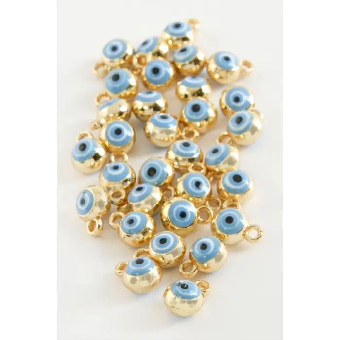 Nazar Tek Kulplu Mineli Bileklik ve Kolye Ucu Aparatı 1 Adet