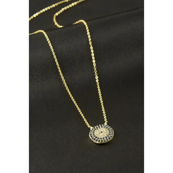 Nazar Zirkon Taşlı Kolye