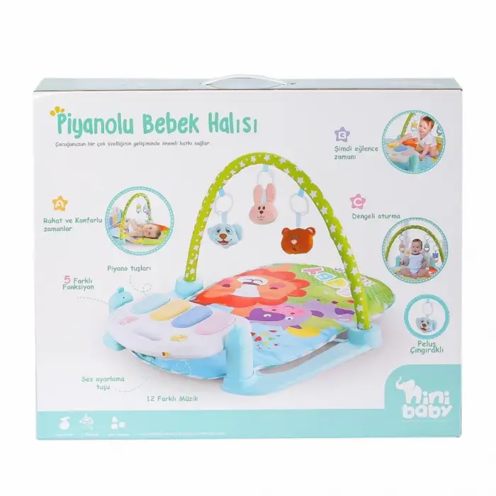 BX  ER-111 Pianolu Bebek Halısı -Erdem Oyuncak