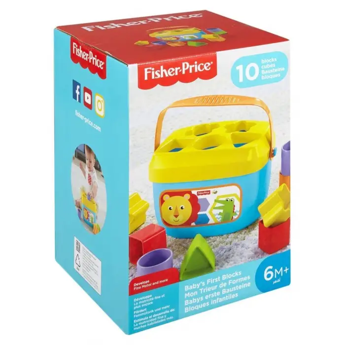 BX FFC84 Fisher-Price® Renkli Bloklar / Sıralama ve Şekil Ayırma Oyuncakları