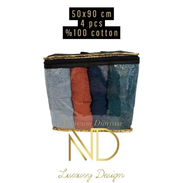 Nevresim Dünyası 50x100 4lü Havlu Prime 5
