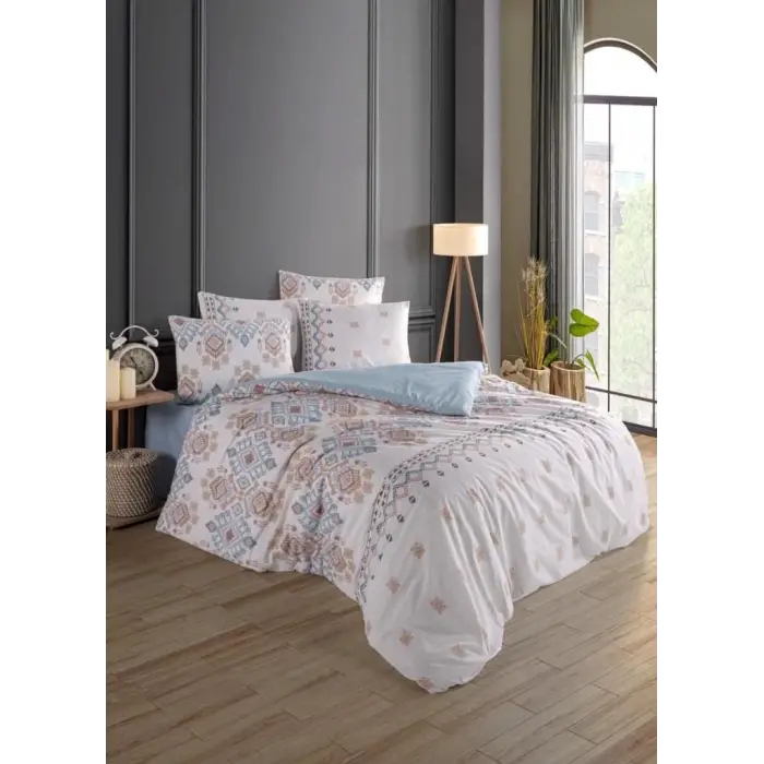 Nevresim Dünyası Ranforce Çift Kişilik Nevresim Takımı Meyar