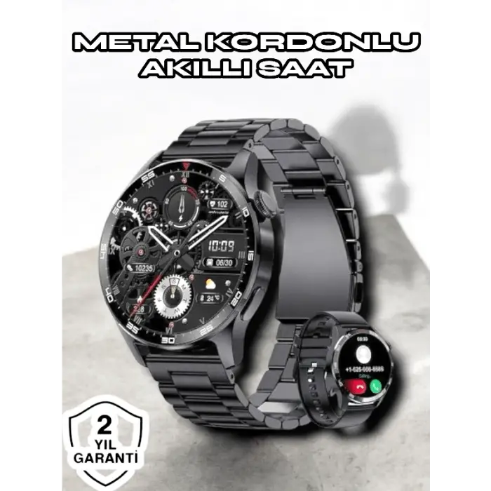 NFC ve Kablosuz Şarjlı Akıllı Saat EKG, Nabız & Spor Modları ile iOS ve Android Uyumlu