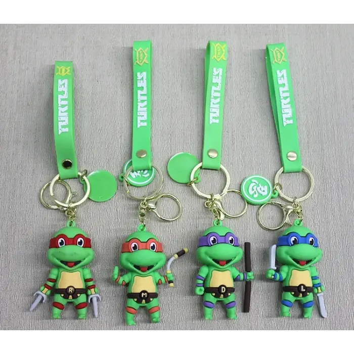 Ninja Kaplumbağalar Silikon Anahtarlık