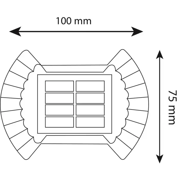 NOAS YL84 8001 S Led 5W Solar Aplik 3200K Gün Işığı