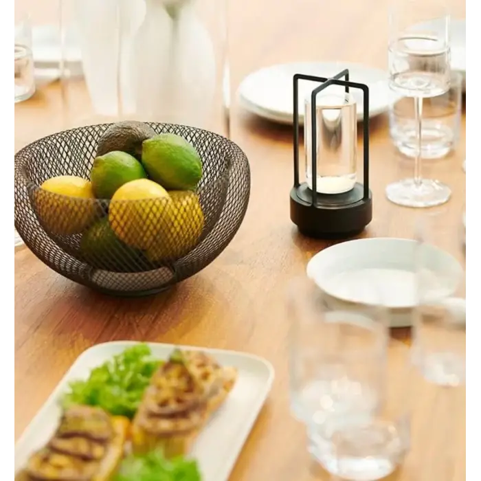 NOAS YL86 1244 Halki Siyah Şarjlı Masa Lambası 3 Renk