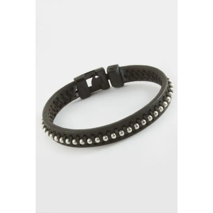 Noktalı Kaliteli Suni Deri Bileklik