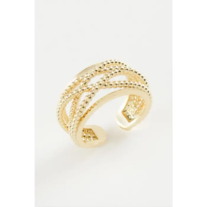 Noktalı Metal Yüzük