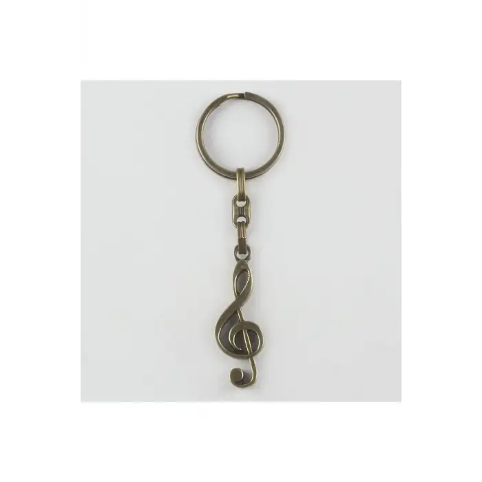Nota Figürlü Metal Anahtarlık