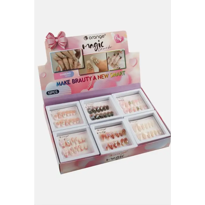 Orange 96 Adet Takma Tırnak Süsü