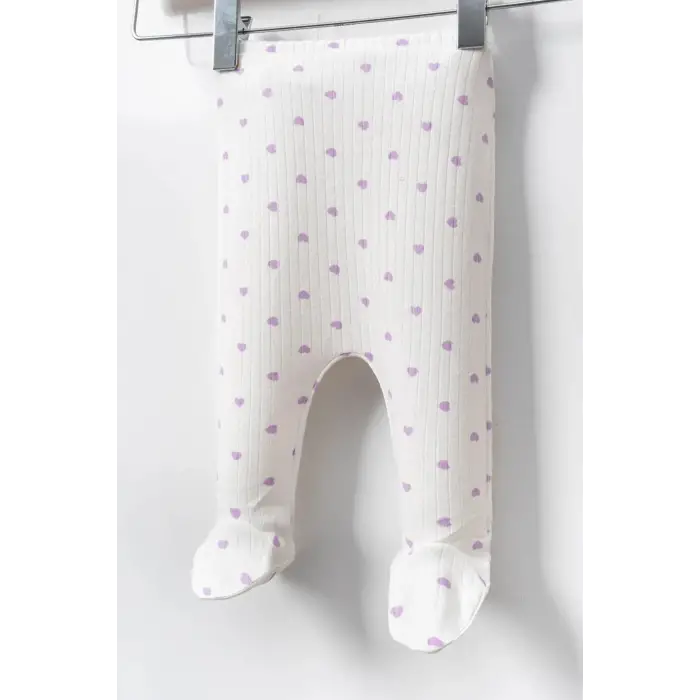 Organik 5 Parça Yeni Doğan Zıbın Set Hastane Cıkışı Fitilli Ekru Kumaşa Kutulu Casual/