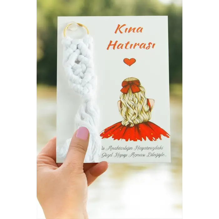 Örgülü İpli Anahtarlık