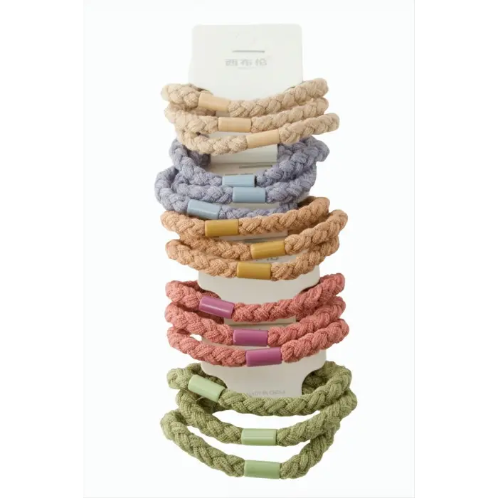 Örgülü Lastikli Toka 3 Adet