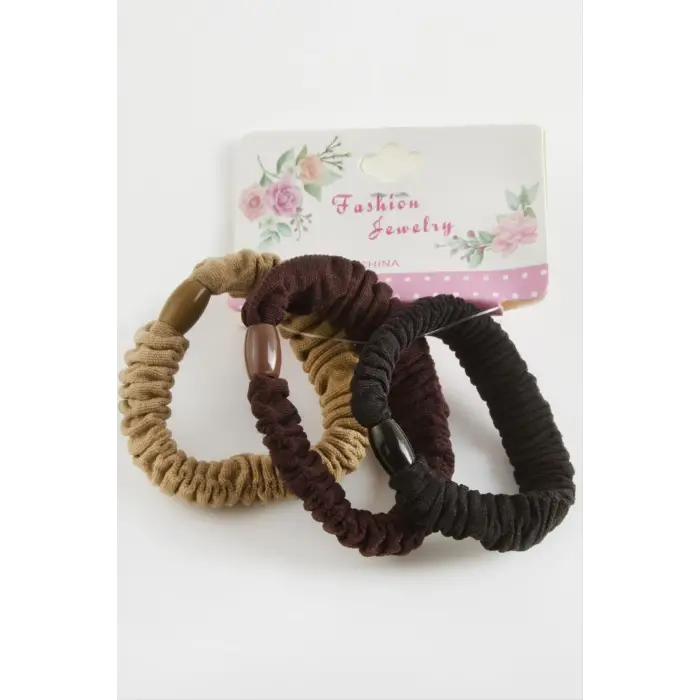 Örgülü Lastikli Toka 3 Adet