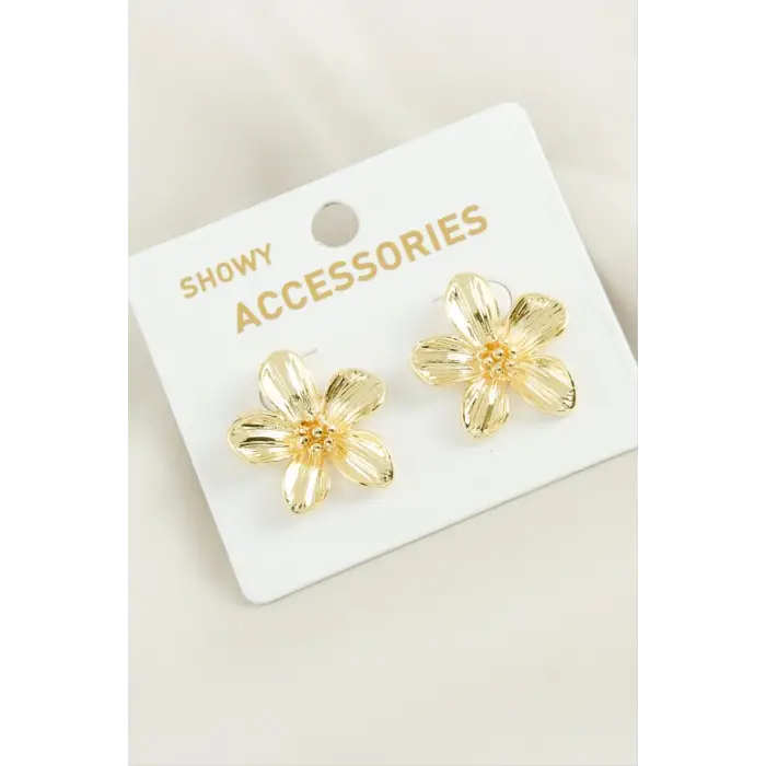 Orkide Trend Metal Küpe