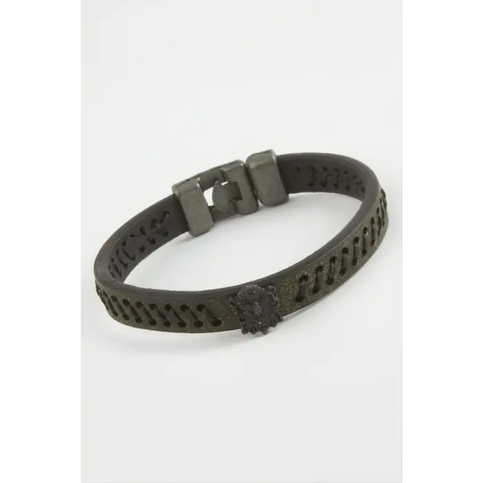 Osmanlı Bayrağı Kaliteli Suni Deri Bileklik