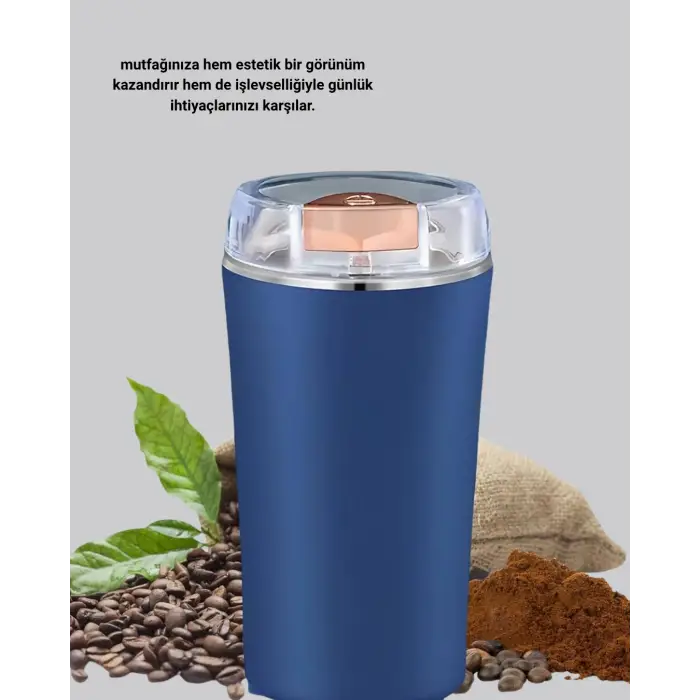 Otomatik Paslanmaz Çelik Kahve ve Baharat Öğütücü