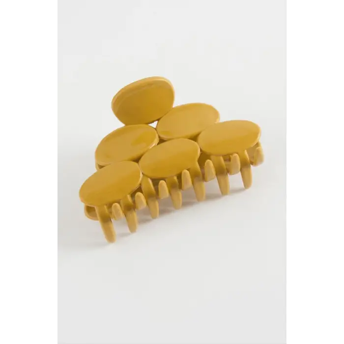 Oval Benekli Renkli Mandal Toka 8 cm