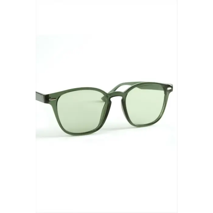 Oval Çizgili Güneş Gözlüğü