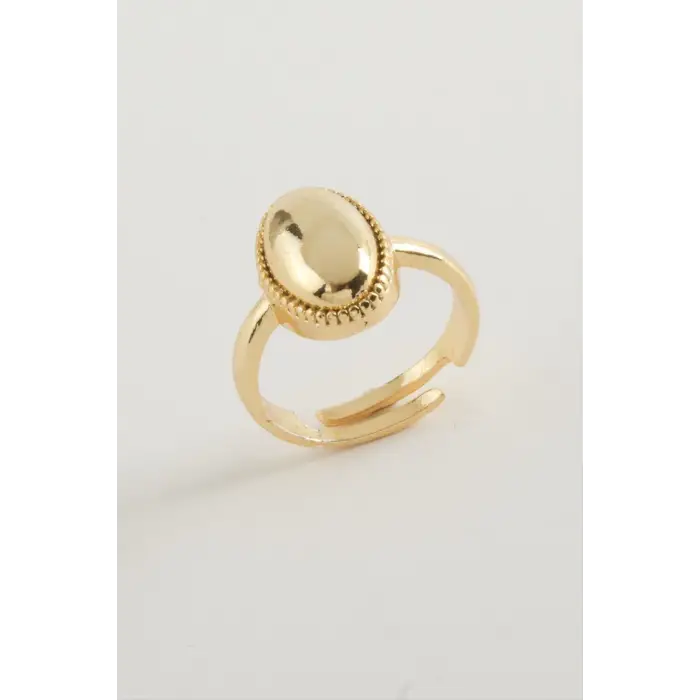 Oval Metal Yüzük