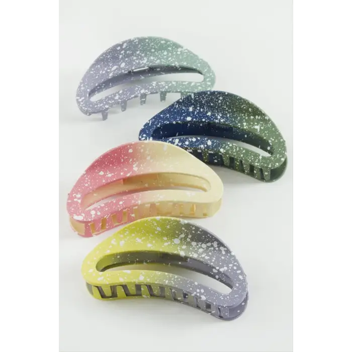 Oval Renkli Mandal Toka 10 cm