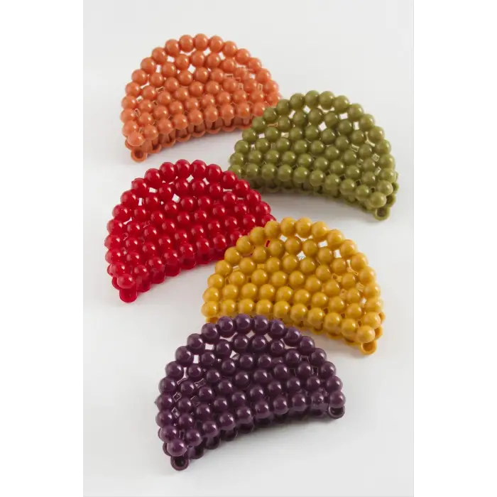 Oval Renkli Mandal Toka 6 cm