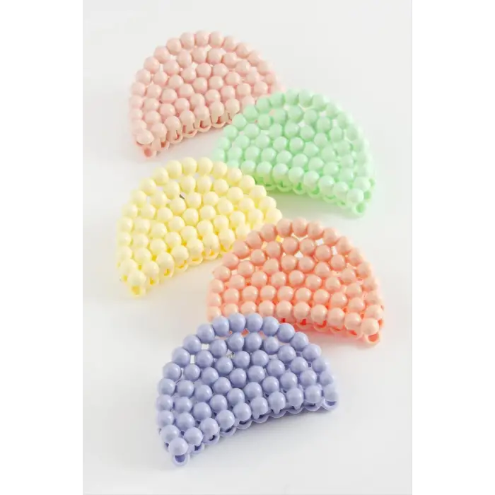 Oval Renkli Mandal Toka 6 cm