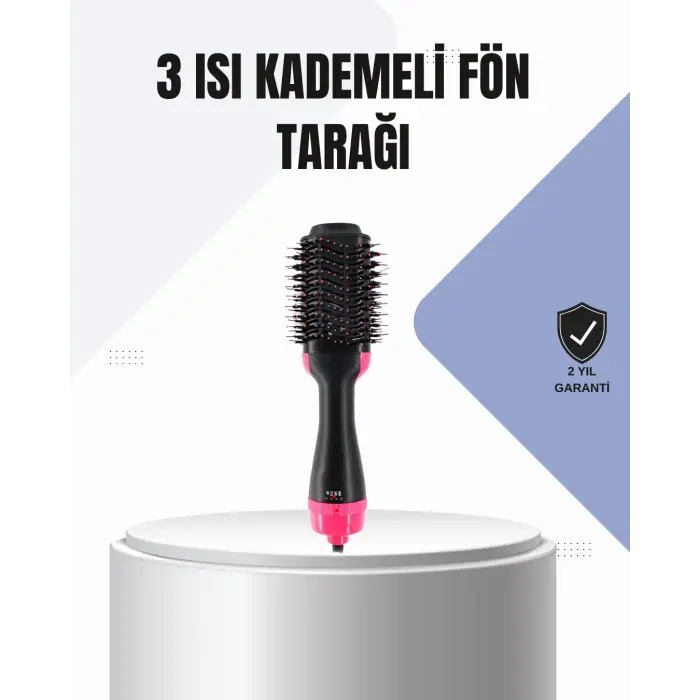 Oval Tasarımlı Profesyonel Fönlü Saç Şekillendirici