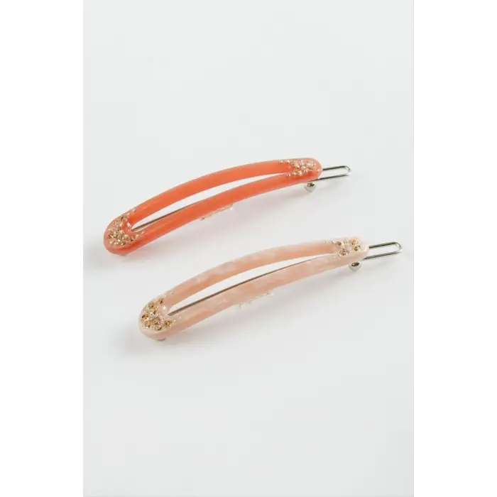 Oval Taşlı Klipsli Toka