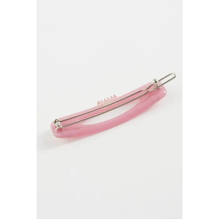 Oval Taşlı Klipsli Toka