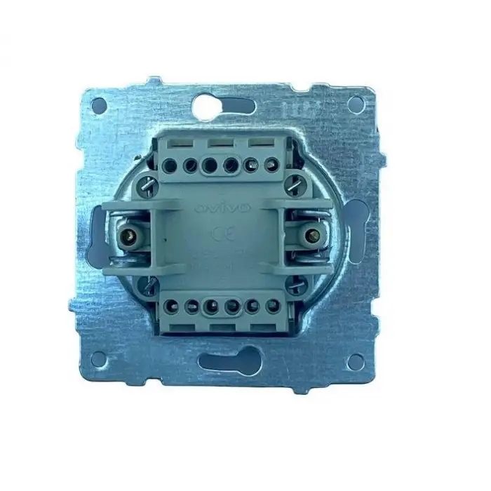 Antrasit Üçlü Anahtar Çerçevesiz Grano - Priz ve Anahtar İçin Uyumlu Çerçeve