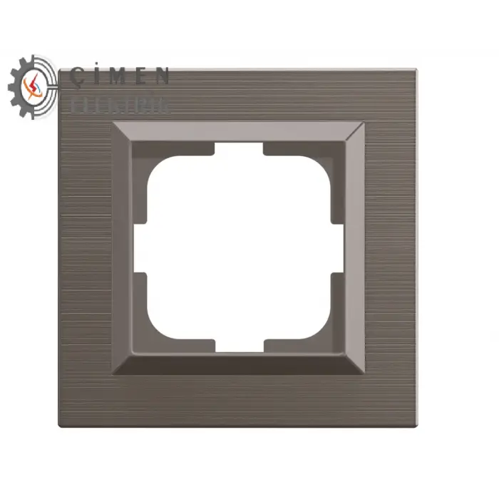 Bakır Tekli Çerçeve Quantum - Priz ve Anahtar İçin Uyumlu Çerçeve