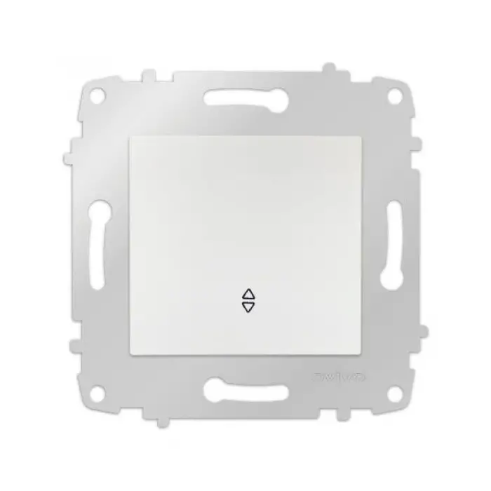 Beyaz Vavien Anahtar Çerçevesiz Grano - Priz ve Anahtar İçin Uyumlu Çerçeve