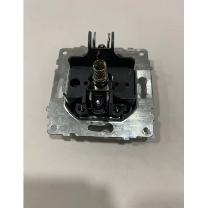 Füme Tv Prizi F Konnektörlü Çerçevesiz Grano - Priz ve Anahtar İçin Uyumlu Çerçeve