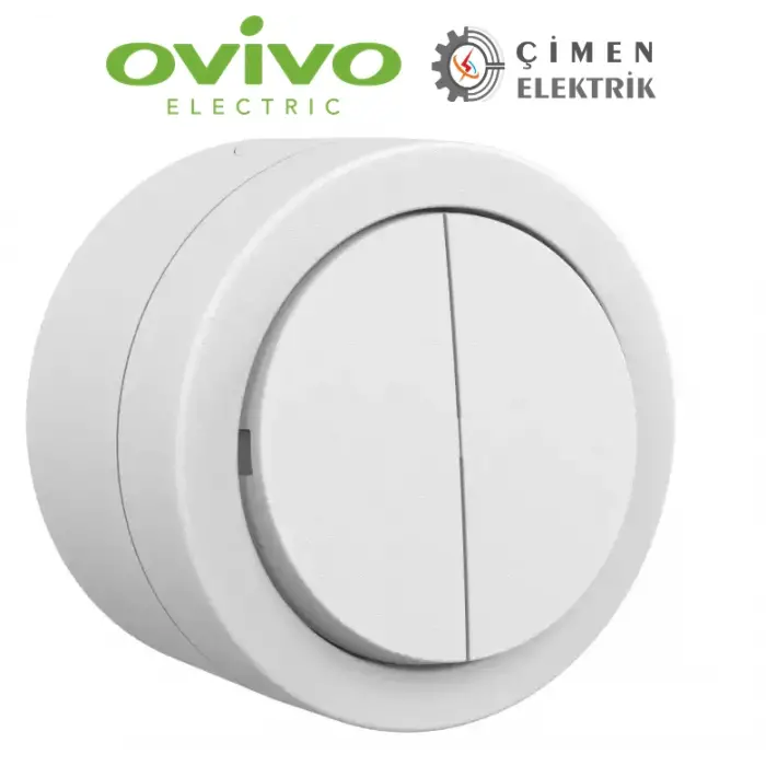 Beyaz Komutatör Anahtar Sıva Üstü - Elektrik Tesisat Anahtarı