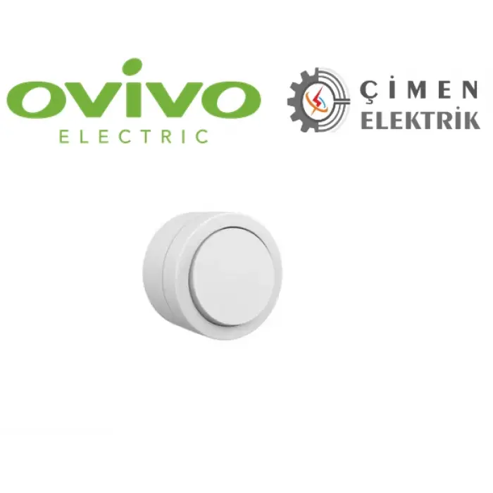 Beyaz Tekli Anahtar Sıva Üstü - Elektrik Tesisat Anahtarı