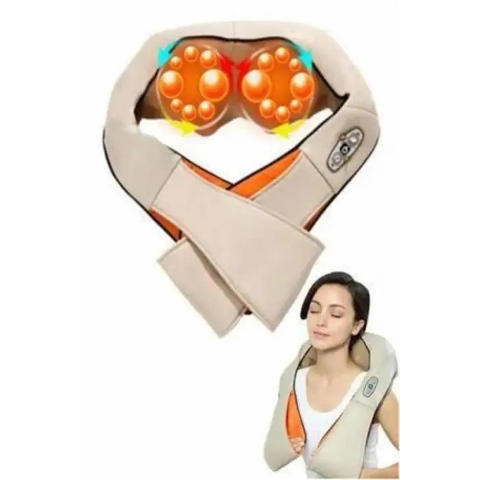 Ovmalı, Boyun Sırt İnsan Eli Hissi Veren Şarjlı Masaj Aleti Masaj Cihazı